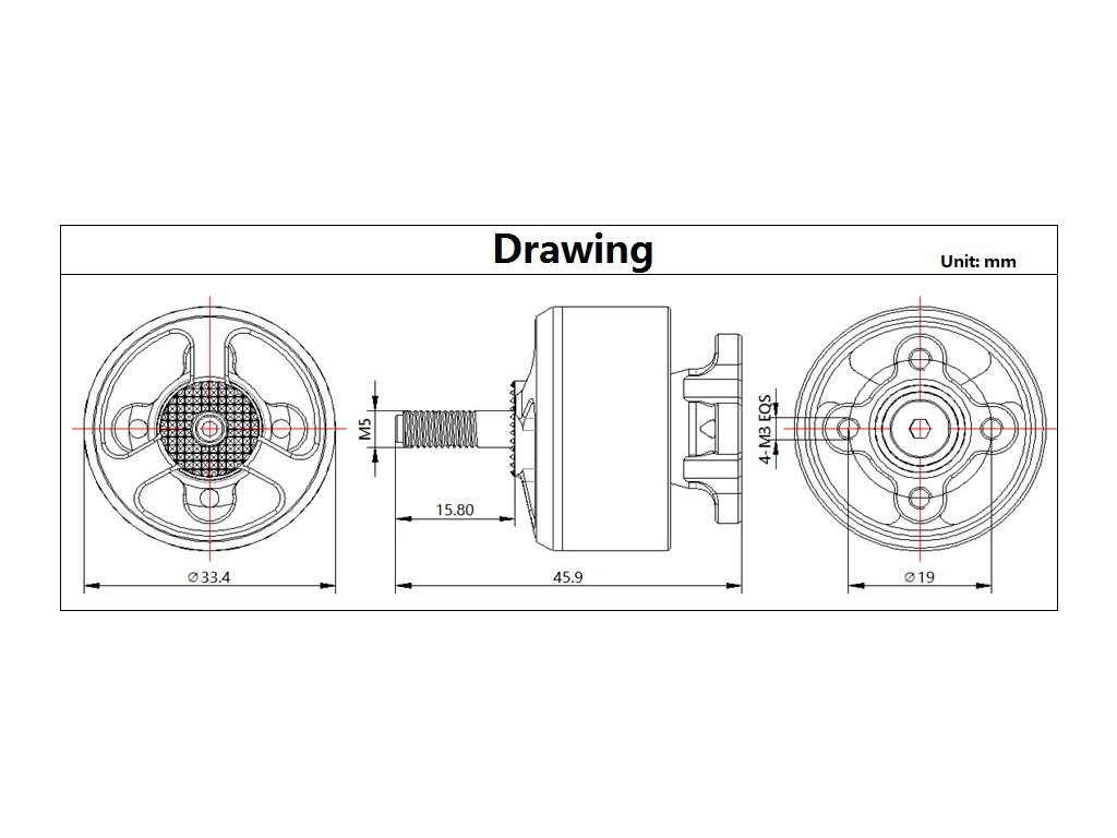 Motor Partizan 2806.5, 1350kv