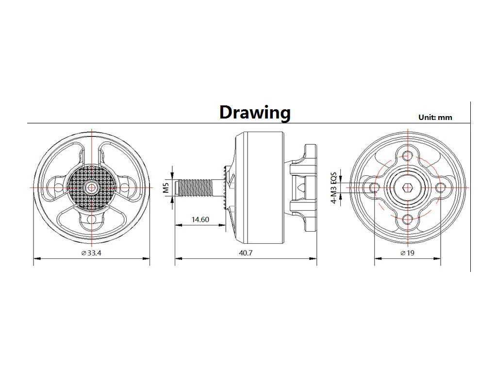 Motor Partizan 2808, 1100kv