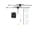 Receiver RadioMaster XR4 Gemini Xrossband Dual-Band ExpressLRS