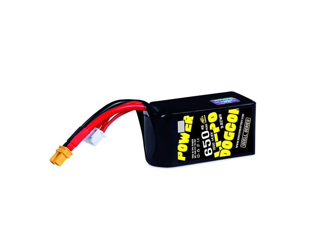 Aku DOGCOM 650mAh 4S 14.8V 150C LiPo XT30 UCELL Series