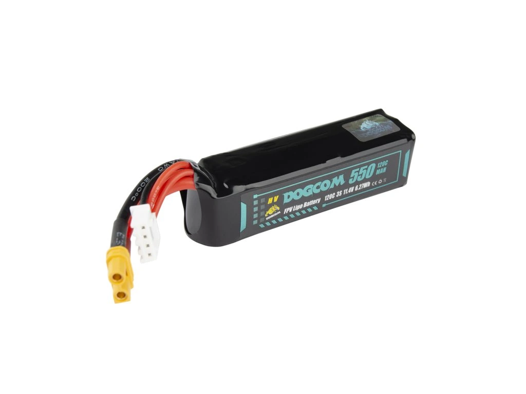 Battery DOGCOM 550mAh 120C 11.4V 3S1P HV LiPo XT30
