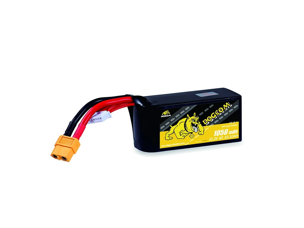 Battery DOGCOM 1050mAh 6S 22.2V 160C LiPo XT60