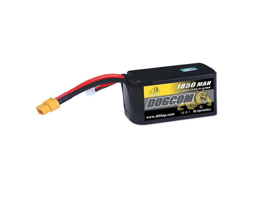 Battery DOGCOM 1850mAh 6S 22.2V 150C LiPo XT60