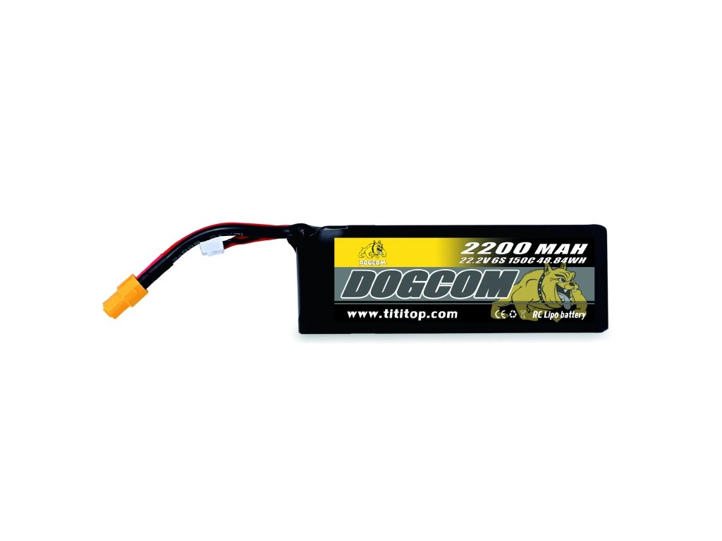 Battery DOGCOM 2200mAh 6S 22.2V 150C LiPo XT60