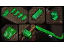 Upgrade Parts Set RadioMaster Boxer CNC Green