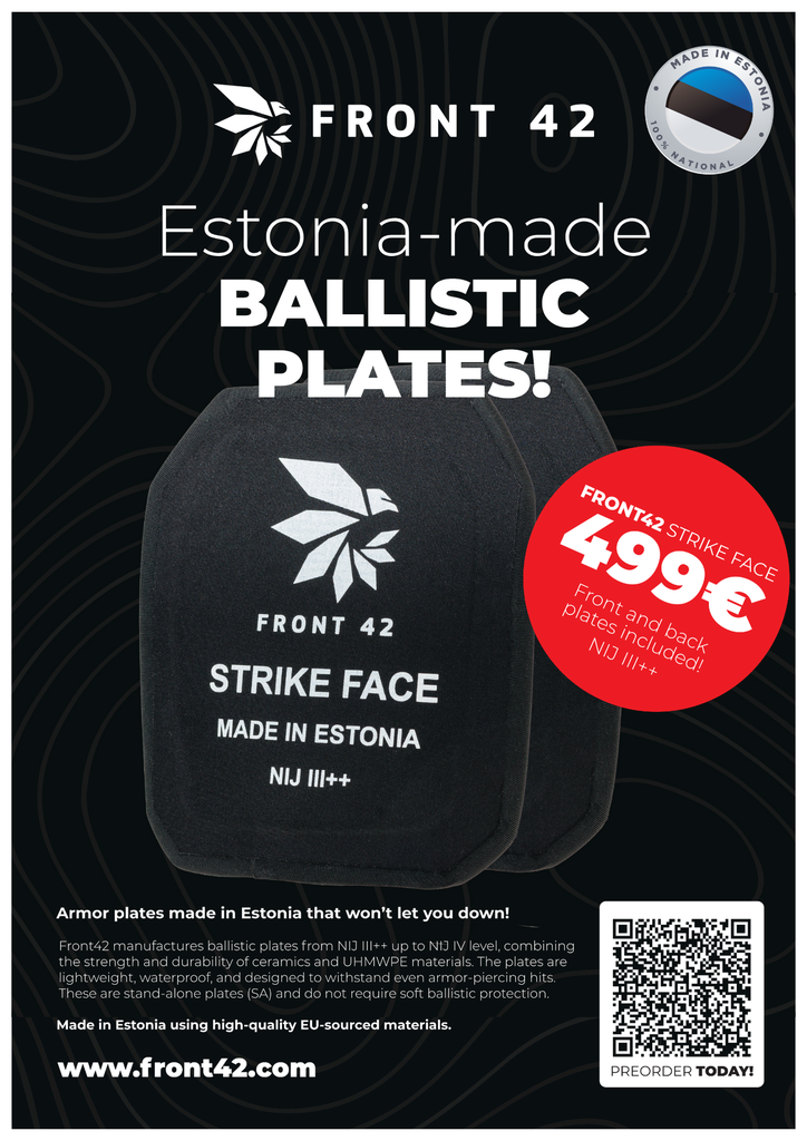 Front42 ballistic back- and front plates level III++ set