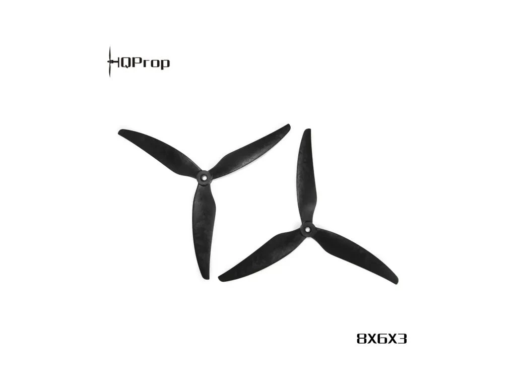 Propellers HQProp MacroQuad 8X6X3 Black (1CW+1CCW)