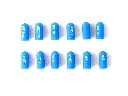 Labeled Silicon Switch Cover Set RadioMaster SHORT Blue