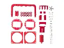 Upgrade Parts Set RadioMaster TX16s MKII CNC RED