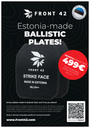 Front42 ballistic back- and front plates level III++ set
